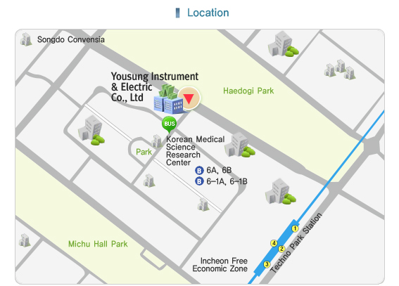 Korean Medical Science Research Center, Songdo Convensia, Techno Park Station, Michu Hall Pack